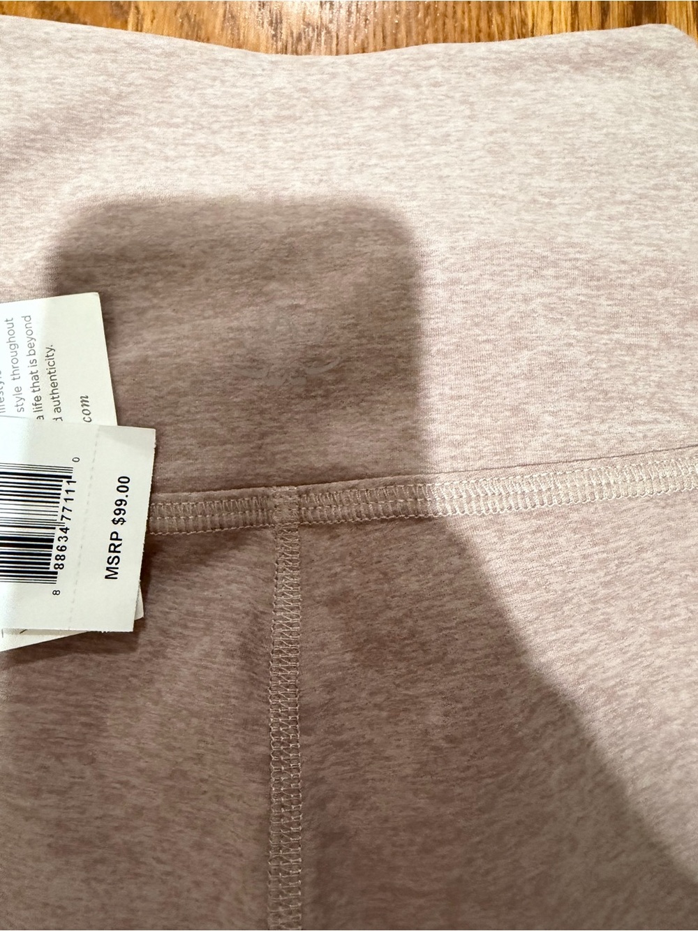 NWT Beyond Yoga High Waist Space Dye leggings in chai - Picture 8 of 8